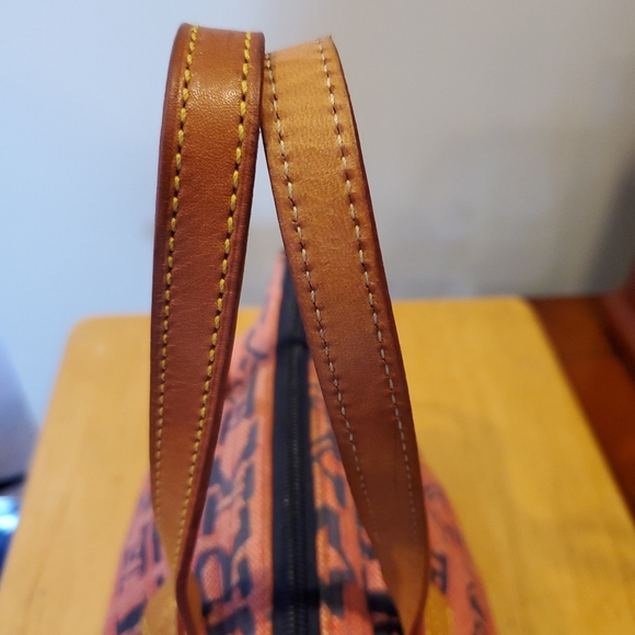 Dooney & Bourke Blue and Pink Satchel - Picture 2 of 12